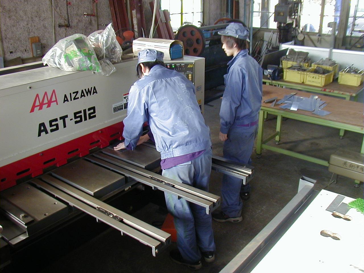 ペレットストーブ製作の様子2