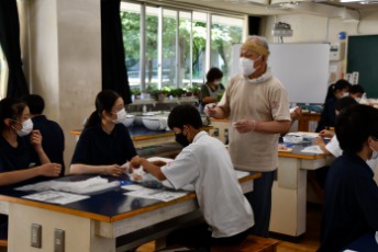 藍染め体験の画像です