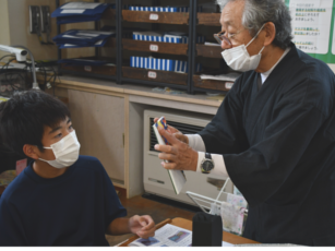 屏風制作の画像です