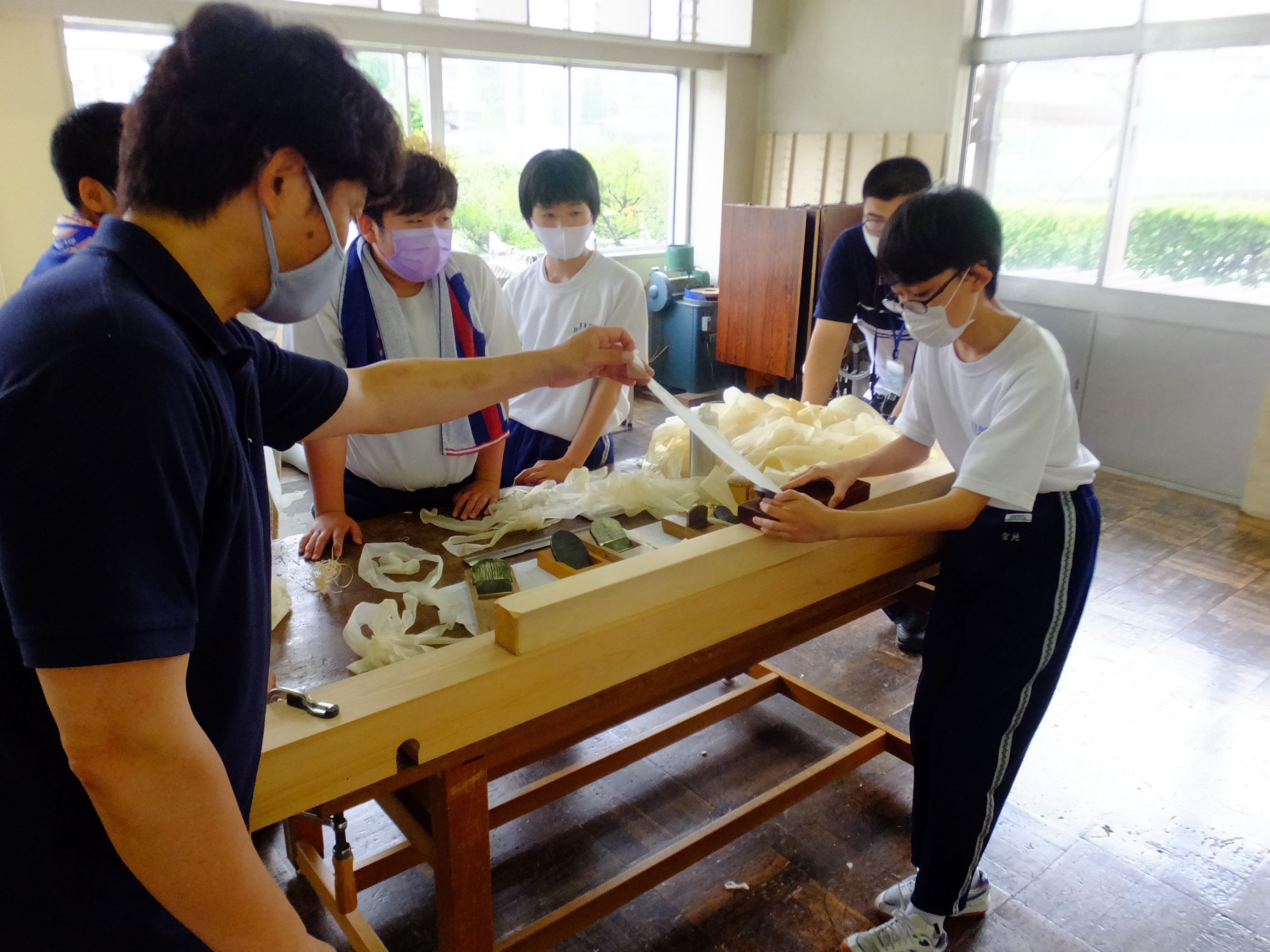 木工体験の様子1